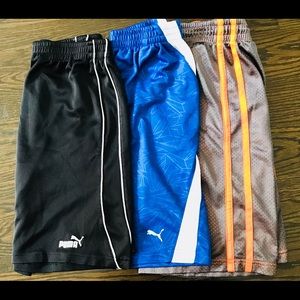 SOLD Puma Boys Athletic Active Sports Shorts Large